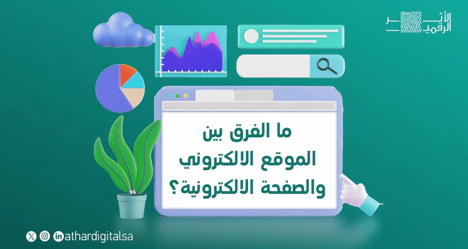 الموقع والصفحة الالكترونية